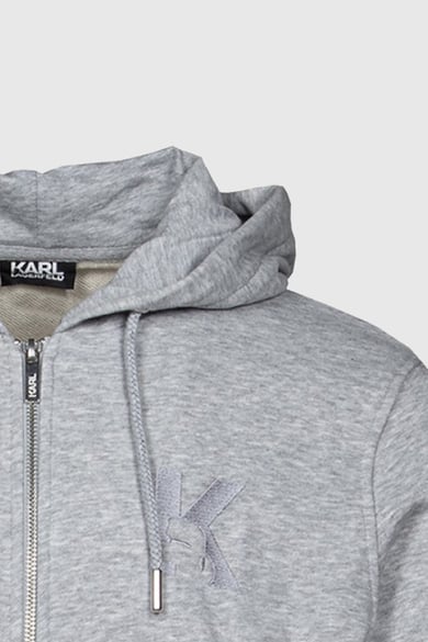 ΦΟΥΤΕΡ ΖΑΚΕΤΑ ΜΕ ΚΟΥΚΟΥΛΑ KARL LAGERFELD - 941 ΓΚΡΙ